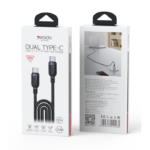 CA194 3M PD 60W Fast Charging Type-C To Type-C Max With 480Mbps Data Transfer Braided Data Cable - Image 5