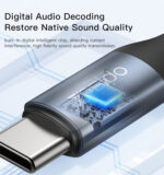 YAU38 Aluminum Alloy Nylon USB-C cable | Type c to 3.5MM Aux Audio Jack Earphone Headphone Cable USB - Image 13