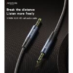 YAU43 Aluminum Alloy Built-in High-performance 3.5MM AUX HD Call Audio Cable - Image 2