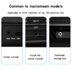 YAU43 Aluminum Alloy Built-in High-performance 3.5MM AUX HD Call Audio Cable - Image 9