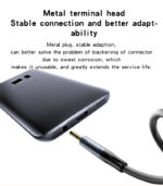 YAU43 Aluminum Alloy Built-in High-performance 3.5MM AUX HD Call Audio Cable - Image 13