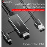 HM03 USB Charging 1080P 4K 30HZ Type-C To HDMI Cable Adapter - Image 2