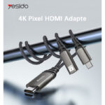 HM07 2 Meters 4K 60HZ Type-C To HDMI Video Cable &  PD Fast Charging Audio Cable - Image 2