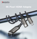 HM07 2 Meters 4K 60HZ Type-C To HDMI Video Cable &  PD Fast Charging Audio Cable - Image 6