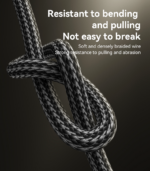 CA132C 1.2 Meter 18W Fast Charging USB to Type-C Aluminum Alloy Braided Data Cable - Image 12