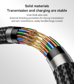 CA132C 1.2 Meter 18W Fast Charging USB to Type-C Aluminum Alloy Braided Data Cable - Image 14