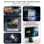 HM15 Ultra-low Latency TC & USB Dual System Compatible Computer Split Screen Laptop Screen Splitter - Image 3