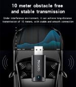 YAU40 BT5.0 Stable Transmission Double Blind USB Port Support TF Card Playback USB BT Transmitter - Image 11