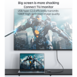 HM15 Ultra-low Latency TC & USB Dual System Compatible Computer Split Screen Laptop Screen Splitter - Image 4