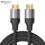 HM08 2 meters 4K 60Hz High 3D Effect HDMI to HDMI Nylon Cable Adapter