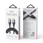 HM08 2 meters 4K 60Hz High 3D Effect HDMI to HDMI Nylon Cable Adapter - Image 5