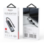 HB24 5 IN 1 USB C HUB | PD 100W For Laptop Tablet Mobile Phone Support OTG Function Adapter - Image 5