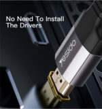 HM08 2 meters 4K 60Hz High 3D Effect HDMI to HDMI Nylon Cable Adapter - Image 11