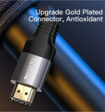 HM08 2 meters 4K 60Hz High 3D Effect HDMI to HDMI Nylon Cable Adapter - Image 13