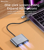 HM15 Ultra-low Latency TC & USB Dual System Compatible Computer Split Screen Laptop Screen Splitter - Image 6