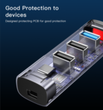 HB24 5 IN 1 USB C HUB | PD 100W For Laptop Tablet Mobile Phone Support OTG Function Adapter - Image 9