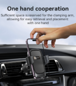 C241 Car Vent Cell Phone Holder | Car Hands Free Cradle in Vehicle Car Phone Holder Mount - Image 9