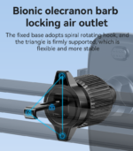 C241 Car Vent Cell Phone Holder | Car Hands Free Cradle in Vehicle Car Phone Holder Mount - Image 10