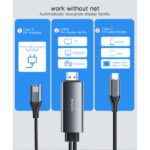 HM01 Professional 4K 60HZ Type-C to HDMI Audio Video & PD Fast charging Audio Cable - Image 4