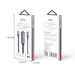 HM01 Professional 4K 60HZ Type-C to HDMI Audio Video & PD Fast charging Audio Cable - Image 5