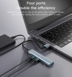 HB18 Customizable USB3.0 USB Hub Adapter | Multiport Dock Adapter Laptop Docking Station - Image 10