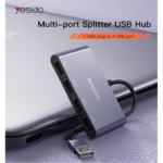 HB12 Cheapest Portable USB Plug To 4 USB Ports Splitter USB Hub Adapter - Image 2