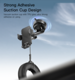 C173 Flat Carbon Fiber Texture Holder | with Hollow Silicone Dashboard Using Phone Holder - Image 11