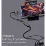 GS02 Cotton Braided Cable 2 in 1 Widely Compatible Anti-stretch 10CM OTG Adapter Type-C/Micro TO USB - Image 3