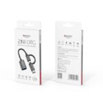 GS02 Cotton Braided Cable 2 in 1 Widely Compatible Anti-stretch 10CM OTG Adapter Type-C/Micro TO USB - Image 5