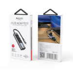 HB23 5 IN 1 USB C HUB | PD 100W For Laptop Tablet Mobile Phone Support OTG Function Adapter - Image 5