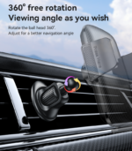 C251 360 Free Rotation One-second Automatic Clamping Auto-locking High Quality Air Vent Phone Holder - Image 14