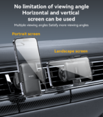 C251 360 Free Rotation One-second Automatic Clamping Auto-locking High Quality Air Vent Phone Holder - Image 15