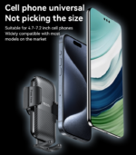 C251 360 Free Rotation One-second Automatic Clamping Auto-locking High Quality Air Vent Phone Holder - Image 16