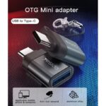 GS06 Mini Function Mobile Phone Power Data Transmit Convert Card Reader Type-C To USB OTG Adapter - Image 2