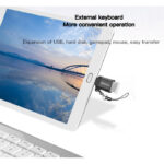 GS06 Mini Function Mobile Phone Power Data Transmit Convert Card Reader Type-C To USB OTG Adapter - Image 4