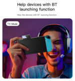 YAU41 2 in1 Wireless Adapter 3.5mm Audio AUX Adapter Bluetooth 5.1 Transmitter Receiver For Car - Image 9