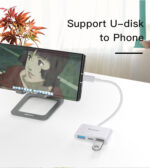 GS17 3 In 1 Type C Otg Adapter Connector Usb Fast Charger Splitter Female To Male Converter Cable - Image 10