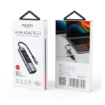 HB22 5 IN 1 USB C HUB | PD 100W For Laptop Tablet Mobile Phone Support OTG Function Adapter - Image 5