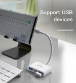 GS17 3 In 1 Type C Otg Adapter Connector Usb Fast Charger Splitter Female To Male Converter Cable - Image 11