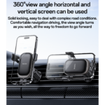 C247 360°View Angle Horizontal And Vertical Mechanical Tight Lock Cross-screen Gravity Phone Holder - Image 4