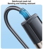 GS26 1.5M Braided Cable Aluminum Alloy High-speed Transmission USB 2.0 Extension Cable - Image 14