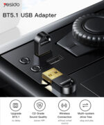 YAU34 Mini USB Bluetooth Adapter Receiver Wireless Mini USB Bluetooth 5.1 Receiver For Computer - Image 6