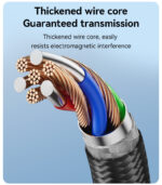 GS26 1.5M Braided Cable Aluminum Alloy High-speed Transmission USB 2.0 Extension Cable - Image 15