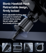 C247 360°View Angle Horizontal And Vertical Mechanical Tight Lock Cross-screen Gravity Phone Holder - Image 13