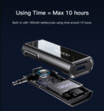 YAU41 2 in1 Wireless Adapter 3.5mm Audio AUX Adapter Bluetooth 5.1 Transmitter Receiver For Car - Image 13