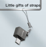 GS08 Mini Aluminum Alloy USB Type-C U-disk Card Reader Mouse Convert OTG Adapter - Image 8