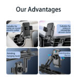 C242 Yesido Used On Any Kinds Of Air Vent Outlet Airvent Using 360° Rotating Phone Holder - Image 3