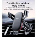 C243 Aluminum Alloy Bionic Hawksbill Hooks Retractable Design Air Vent Gravity Cell Phone Holder - Image 2