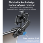 C250 360 Rotation Three-point stabilized clamping Hover Screen Snap-on Press Clip Phone Holder - Image 4