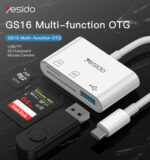 GS16 High Quality Type-C To USB 3.0 TF SD Card Slot & PD Quick Charge OTG Adapter - Image 6
